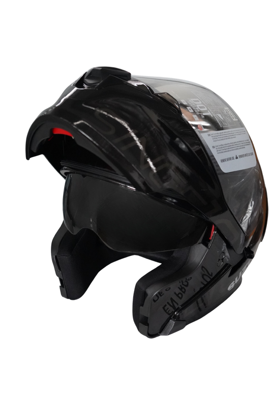 Casco Abatible Suzuki Negro / Gris Certificación DOT