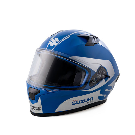 Casco Integral Azul Suzuki