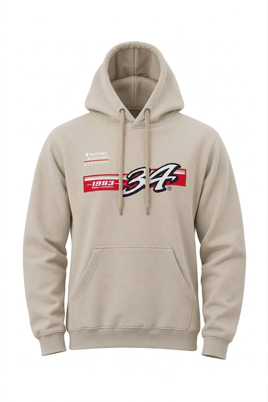Buzo Con Capota Suzuki LEGEND EDITION Color Beige