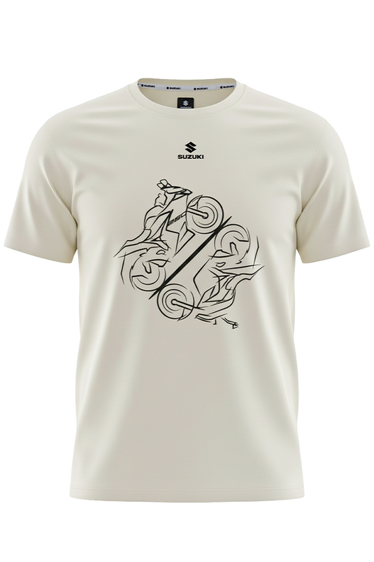 Camiseta Suzuki Color Beige