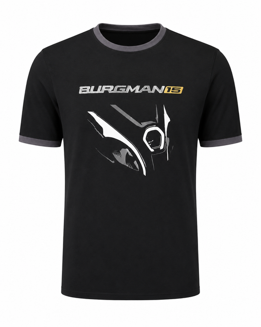 Camiseta Suzuki BURGMAN 15 Color Negro