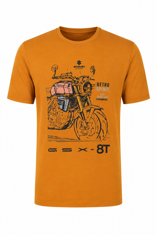 Camiseta Suzuki GSX 8T Color Ocre