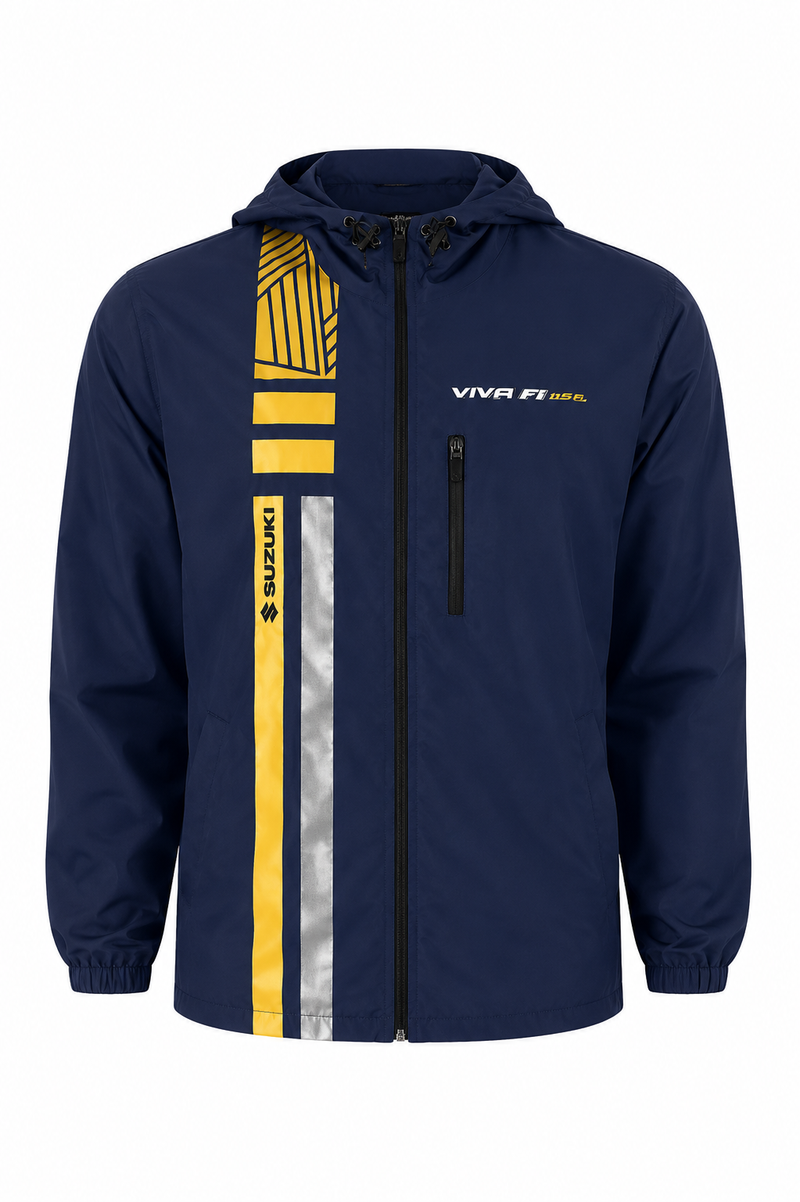 Cargue la imagen en el visor de la galería, Chaqueta Cortavientos Suzuki VIVA R Color Azul
