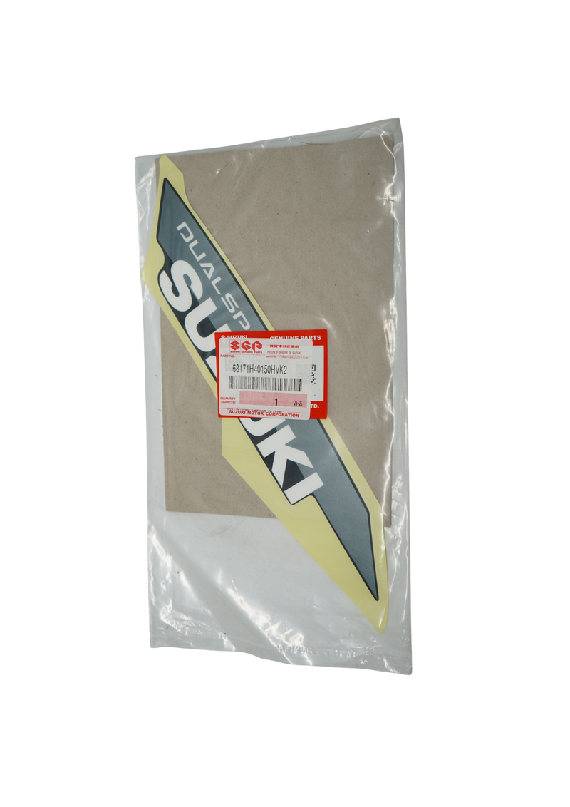 Cargue la imagen en el visor de la galería, Calcomanía "SUZUKI" Izquierda Para Suzuki DR 150 2027 ABS Gris Carburada
