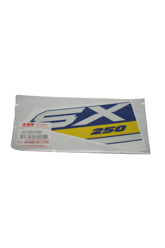 Calcomanía Carenaje Derecha Para Suzuki V-STROM SX 250 2027 Azul