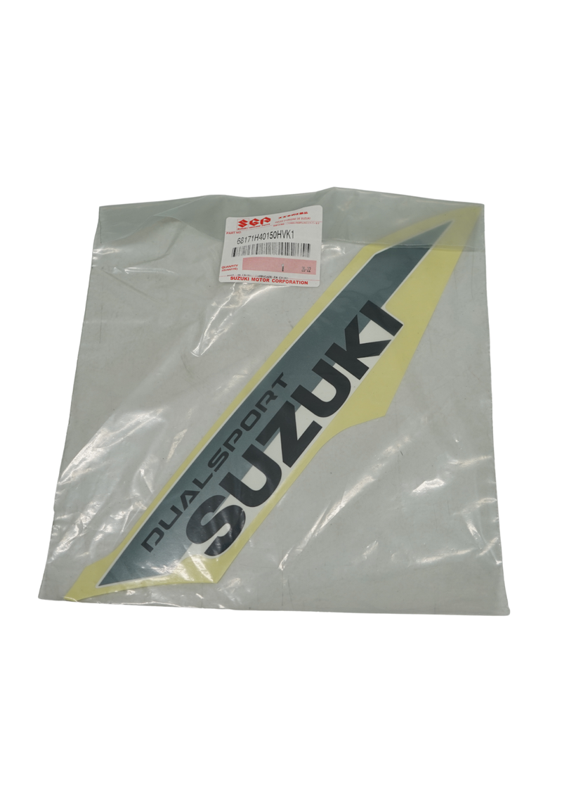 Cargue la imagen en el visor de la galería, Calcomanía "SUZUKI" Izquierda Para Suzuki DR 150 2027 ABS Blanca Carburada
