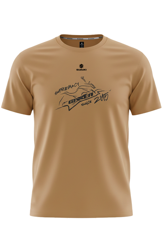 Camiseta Suzuki Gixxer Color Camel