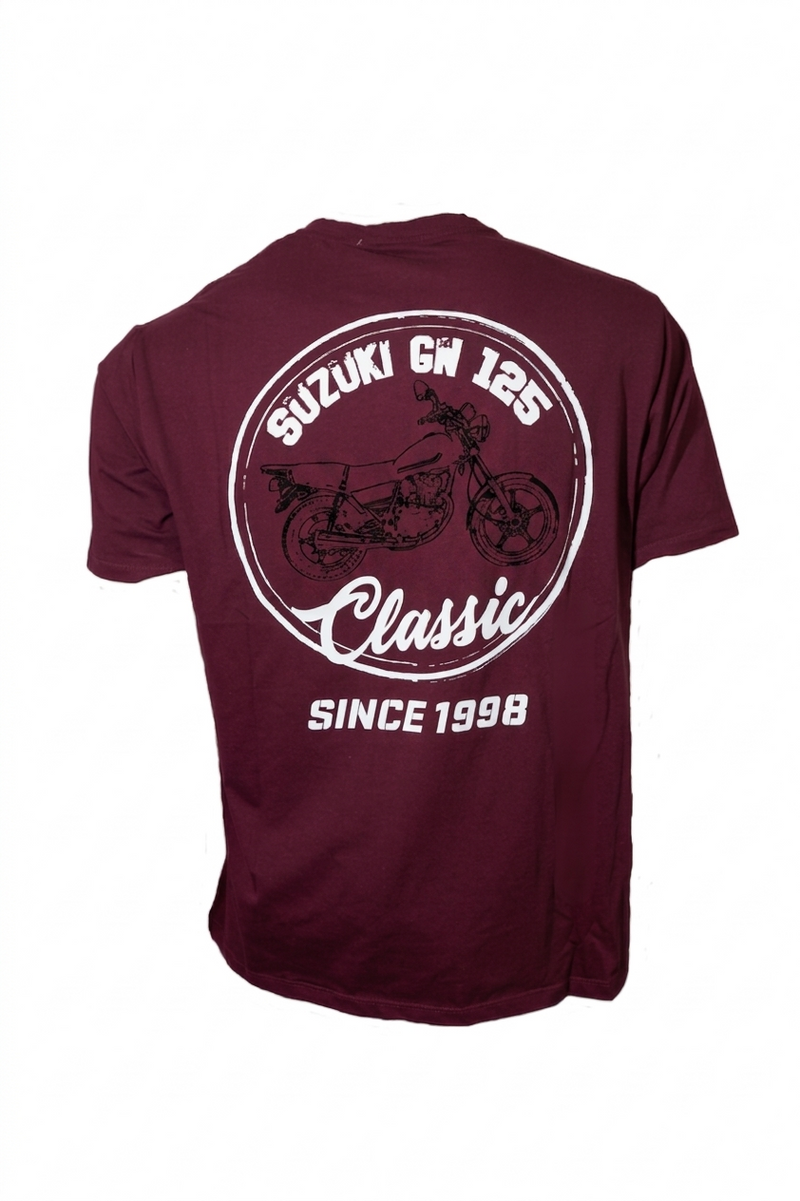Cargue la imagen en el visor de la galería, Camiseta GN 125 Classic- Vino Tinto
