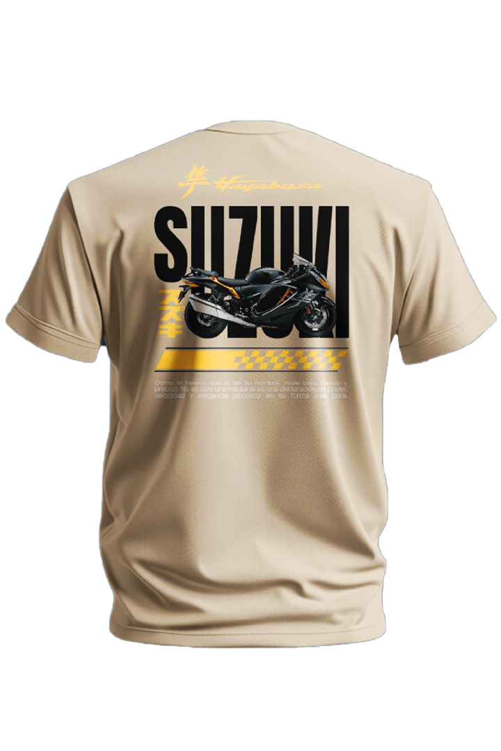 Cargue la imagen en el visor de la galería, Camiseta Suzuki HAYABUSA Color Camel
