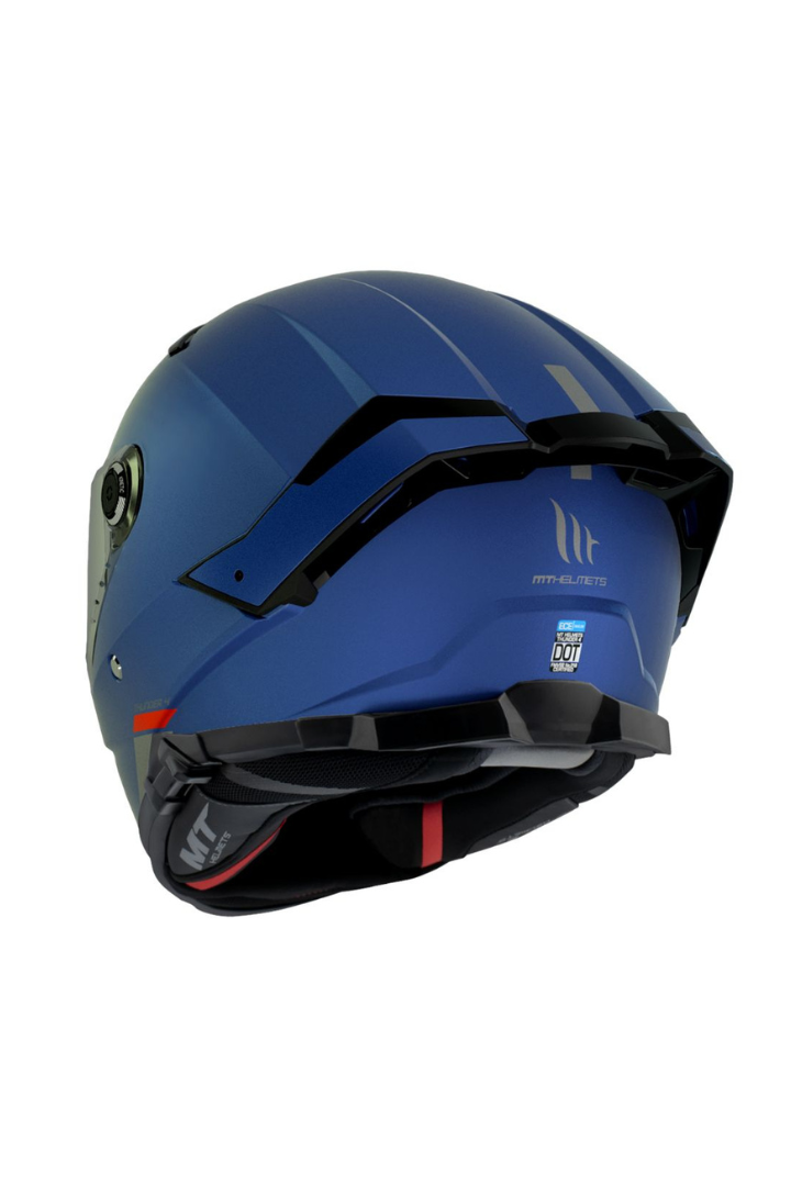 Cargue la imagen en el visor de la galería, Casco MT THUNDER 4 SV Solid Azul Mate
