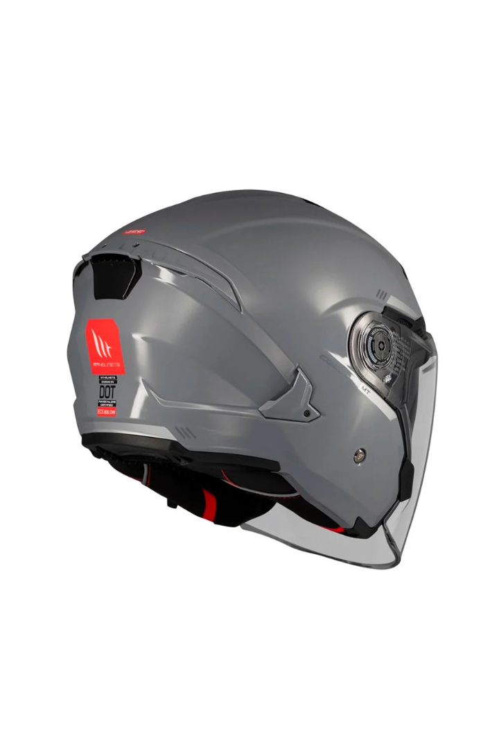 Cargue la imagen en el visor de la galería, Casco MT COSMO SV SOLID A2 Gris Brillo
