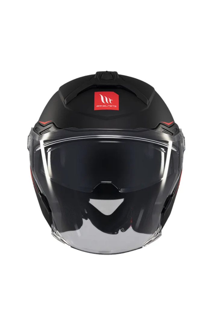 Cargue la imagen en el visor de la galería, Casco MT COSMO SV SOLID A1 Negro Mate
