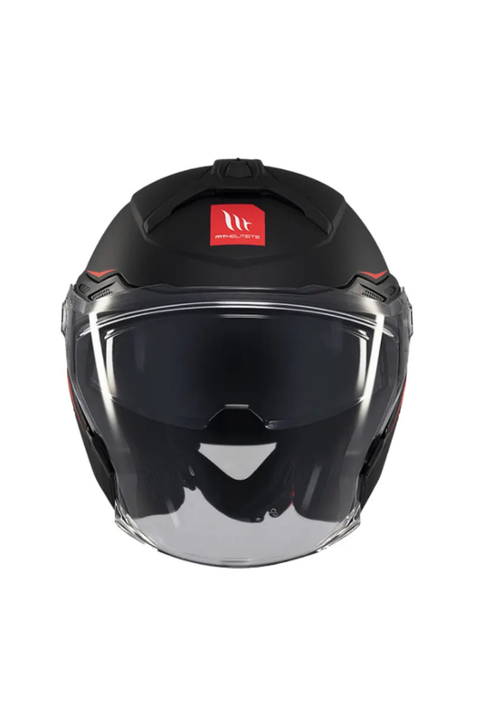 Casco MT COSMO SV SOLID A1 Negro Mate