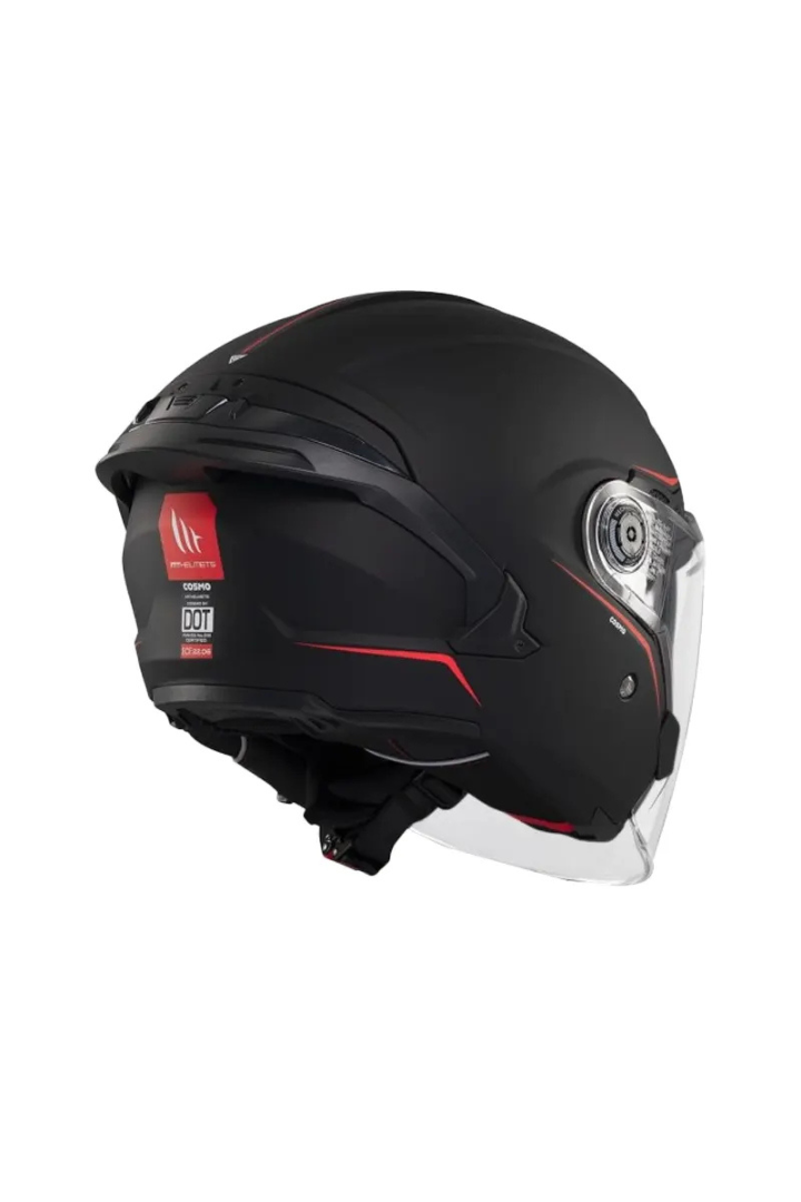 Cargue la imagen en el visor de la galería, Casco MT COSMO SV SOLID A1 Negro Mate
