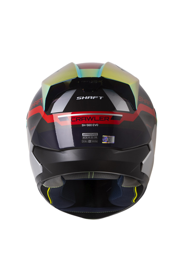 Cargue la imagen en el visor de la galería, Casco SHAF560 EVO - CRAWLER -Negro, Gris y Rojo Brillo
