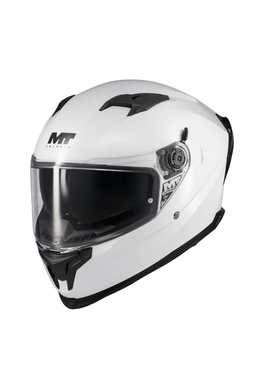 Casco MT BRAKER SV PURE A0 Blanco Brillo