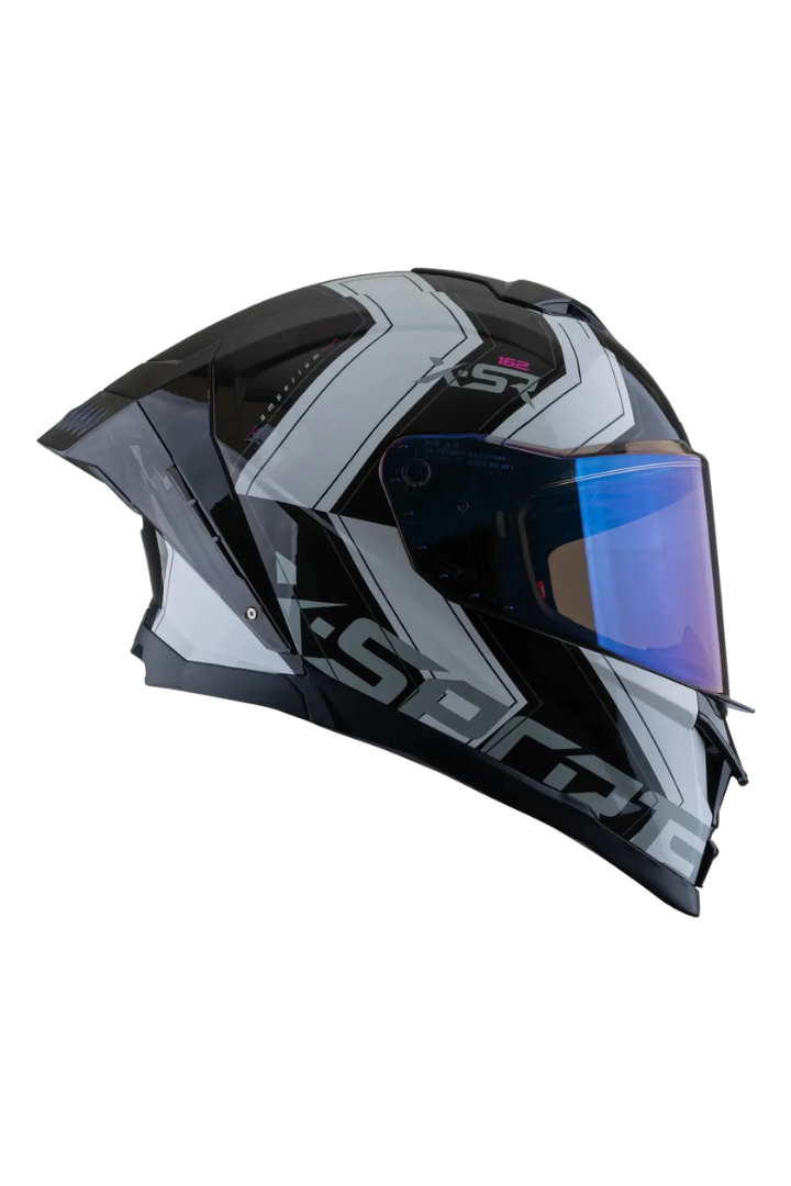 Cargue la imagen en el visor de la galería, Casco X-SPORTS X-162 Ampreium Blanco Negro Brillante
