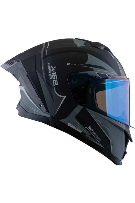 Casco X-SPORTS X-162 Maverix Gris Negro Mate