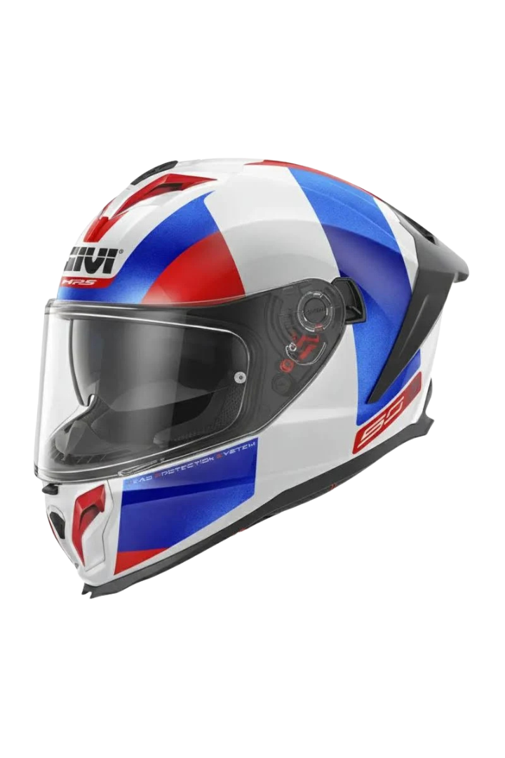 Cargue la imagen en el visor de la galería, Casco 50.3 Visión Blanco, Azul, Rojo Brillo
