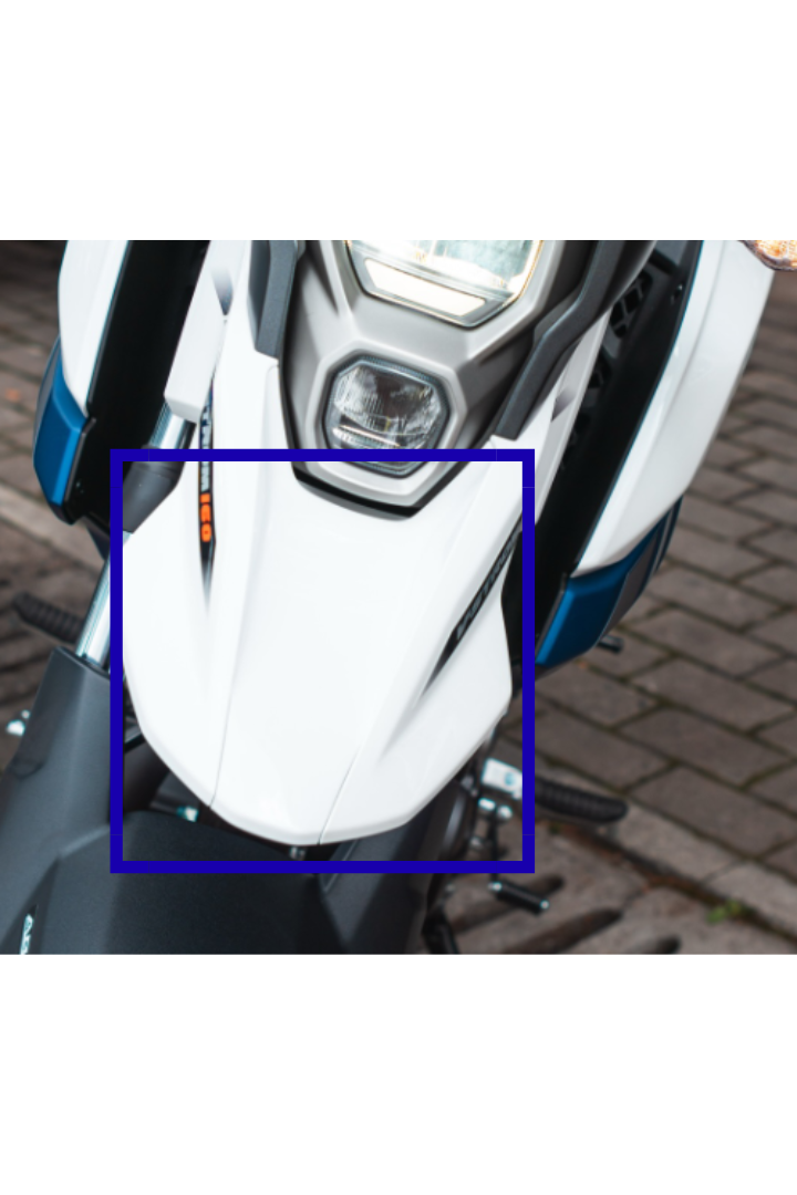Cargue la imagen en el visor de la galería, Carenaje Central Para V-STROM 160 2025 Blanca
