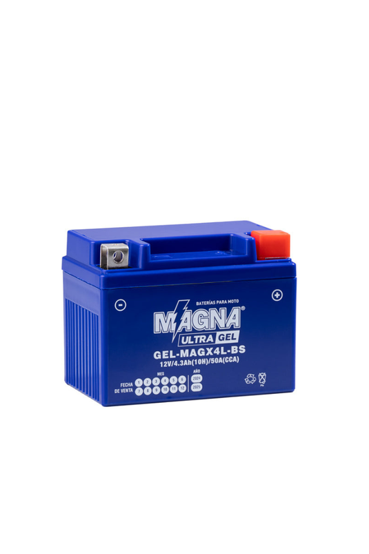 Batería Moto GEL Magna GEL-MAGX4L-BS 12V 4Ah