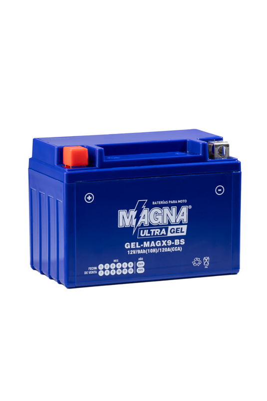 Batería Moto GEL Magna GEL-MAGX9-BS 12V 9Ah