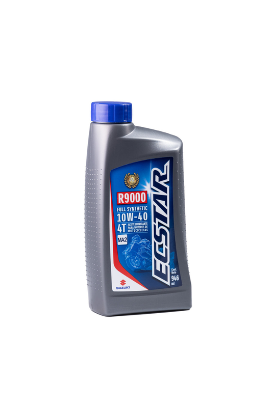 Aceite Para Moto FULL SINTÉTICO R9000 10W40, 946 ml Genuino Suzuki