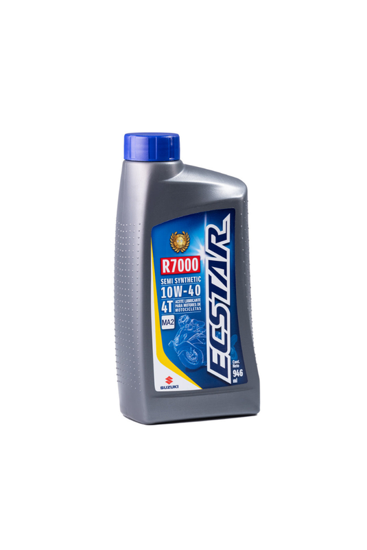 Aceite Lubricante Para Moto Semi-Sintético R7000 10W40, 946 ml Genuino Suzuki