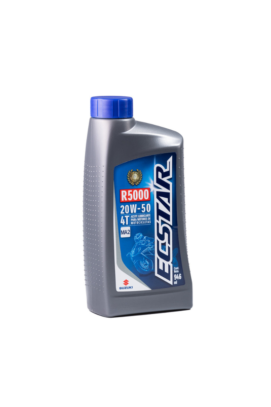 Aceite Lubricante Para Motocicleta R5000 20W-50 Mineral, 946 ml Genuino Suzuki