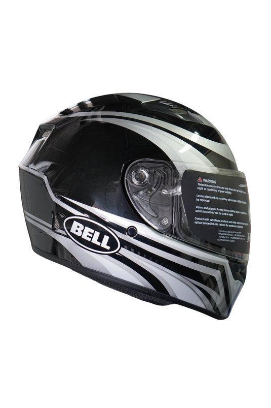 Casco Bell Qualifer Conduit Negro - Blanco - Brillante