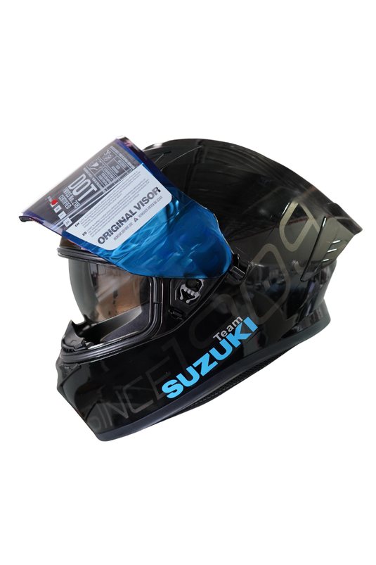 Casco Integral Suzuki Negro / Azul