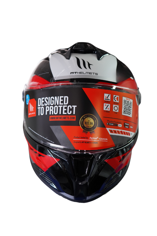 Casco MT TARGO S KAY B5 Rojo Brillo