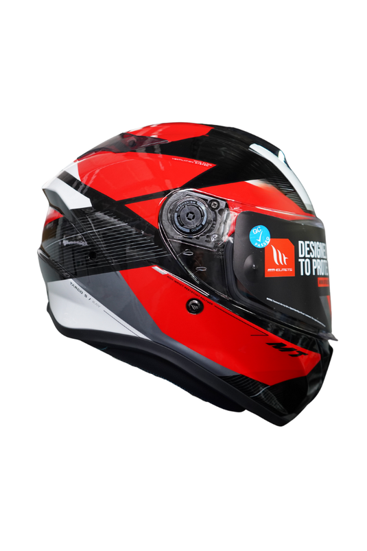 Casco MT TARGO S KAY B5 Rojo Brillo
