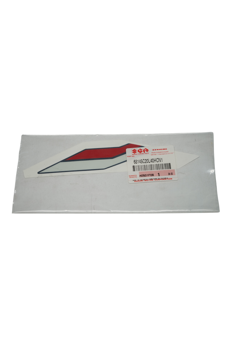 Cargue la imagen en el visor de la galería, Calcomanía Lateral Trasera Izquierda Para Suzuki V-STROM SX 250 2027 Blanca
