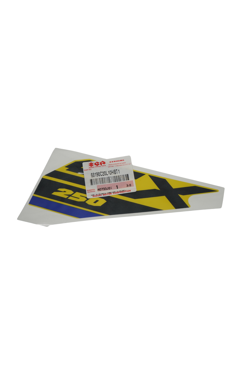 Cargue la imagen en el visor de la galería, Calcomanía Carenaje Izquierda Para Suzuki V-STROM SX 250 2027 Amarilla
