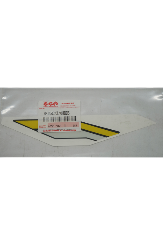 Calcomanía Lateral Trasera Derecha Para Suzuki V-STROM SX 250 2027 Azul