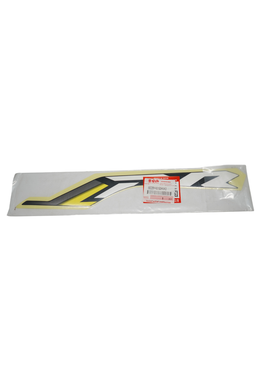 Calcomanía "DR" Izquierda Para Suzuki DR 150 2027 ABS Amarilla Carburada