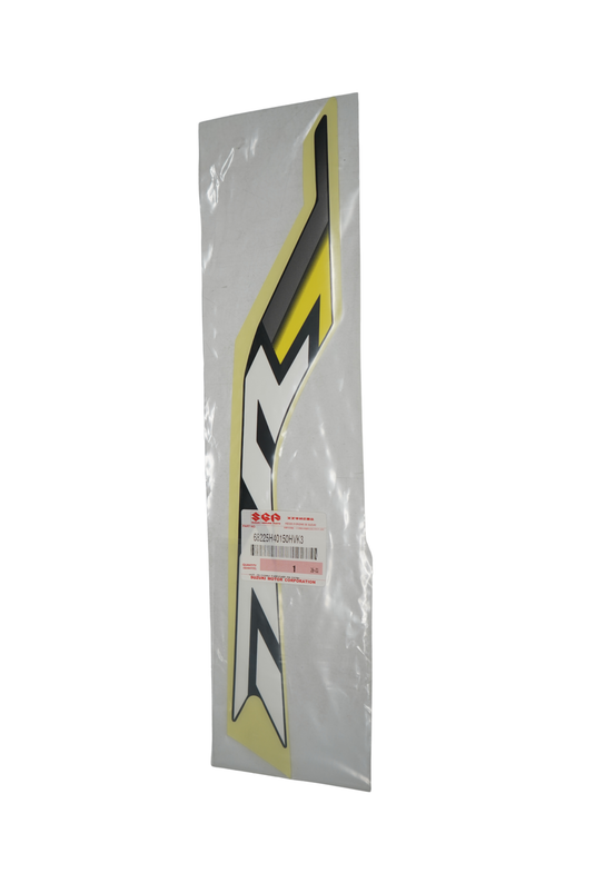 Calcomanía "DR" Derecha Para Suzuki DR 150 2027 ABS Amarilla Carburada