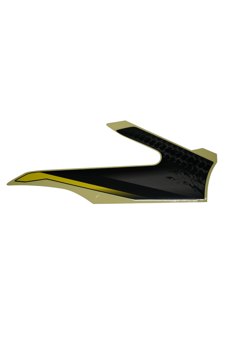 Cargue la imagen en el visor de la galería, Calcomanía Tapa Lateral Derecha Para Suzuki DR 150 2027 ABS Amarilla Carburada
