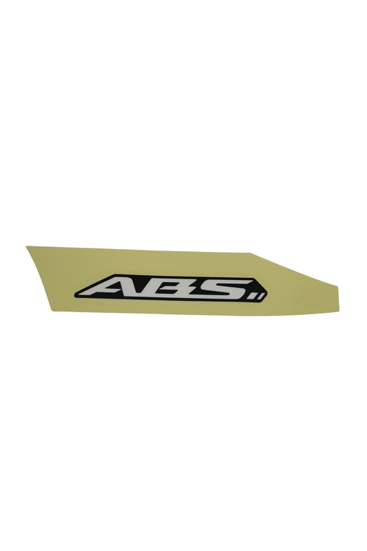 Calcomanía "ABS" Izquierda Para Suzuki DR 150 2027 ABS Blanca Carburada