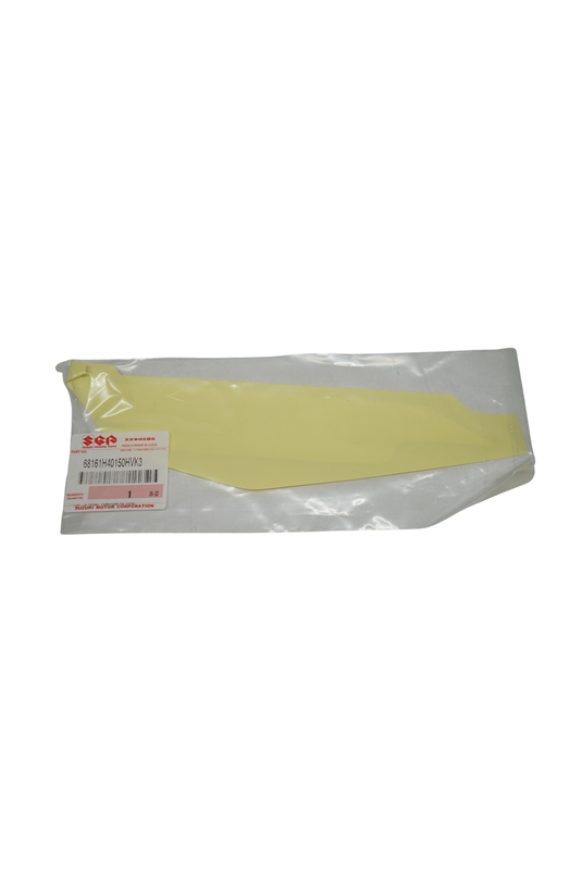 Calcomanía "SUZUKI" Derecha Para Suzuki DR 150 2027 ABS Amarilla Carburada