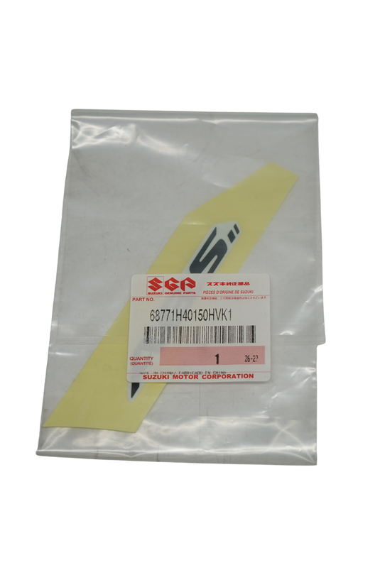 Calcomanía "ABS" Izquierda Para Suzuki DR 150 2027 ABS Gris Carburada