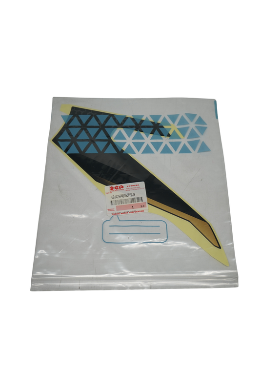 Calcomanía Tapa Lateral Izquierda Para Suzuki DR 150 ABS Carburada 2027 Negra
