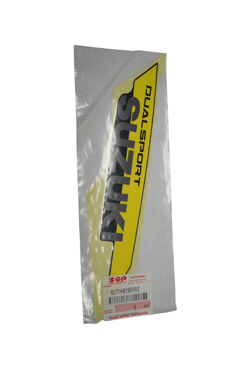 Cargue la imagen en el visor de la galería, Calcomanía "SUZUKI" Izquierda Para Suzuki DR 150 2027 ABS Amarilla Carburada

