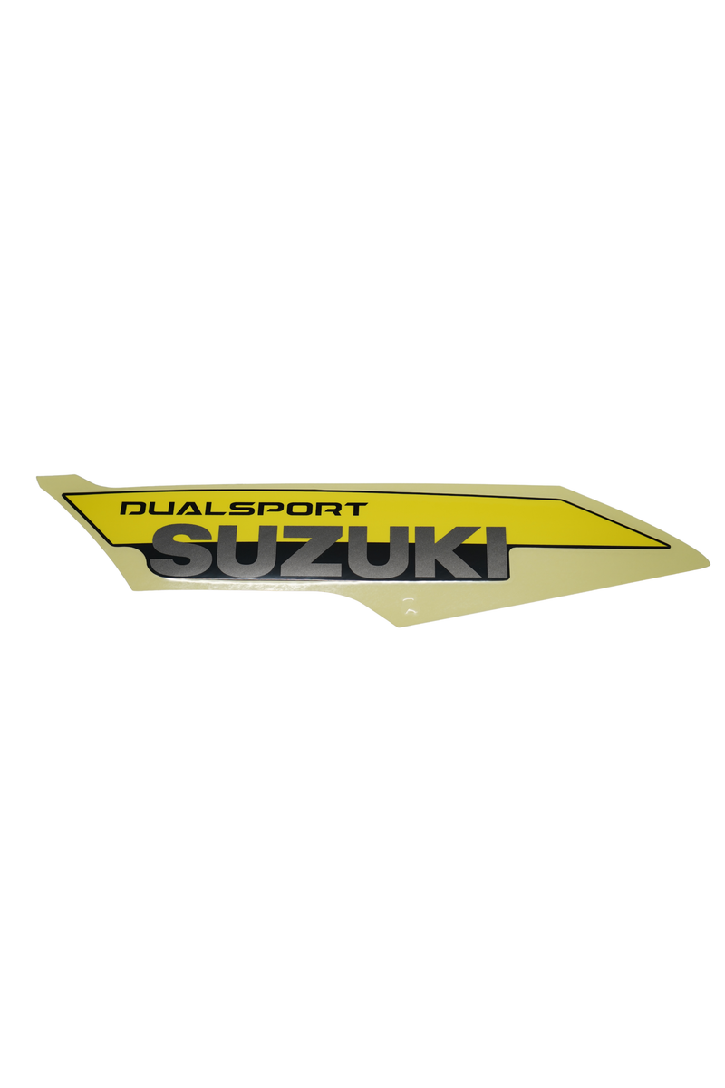 Cargue la imagen en el visor de la galería, Calcomanía "SUZUKI" Izquierda Para Suzuki DR 150 2027 ABS Amarilla Carburada
