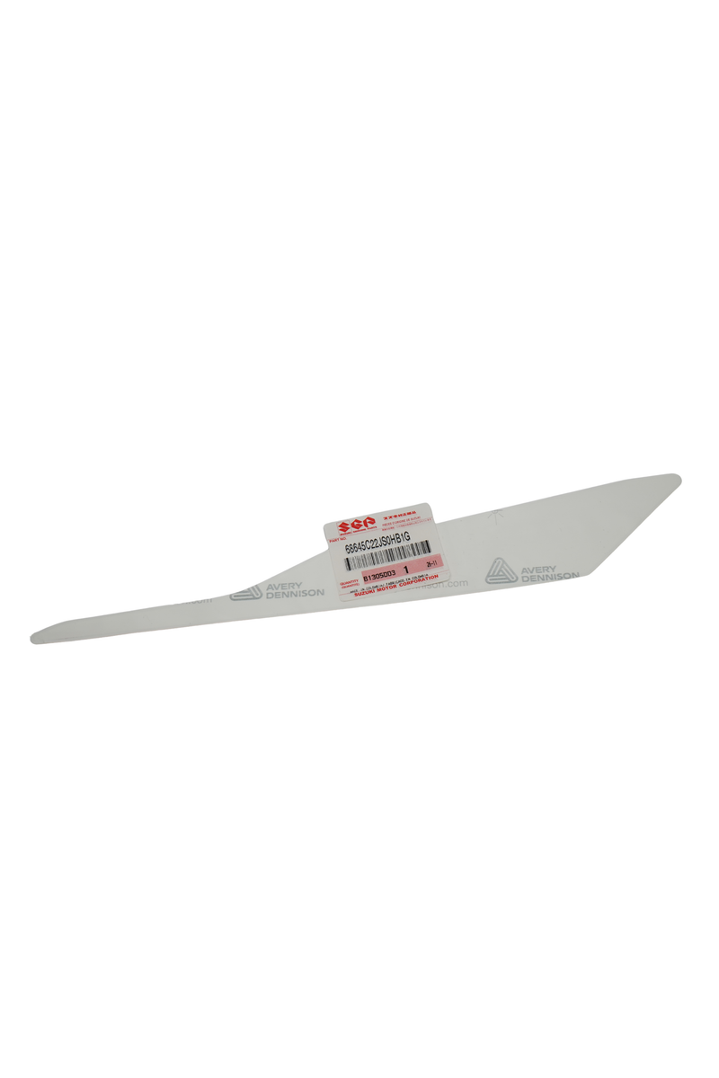 Cargue la imagen en el visor de la galería, Calcomanía Cubre Pierna Superior Derecha Para Suzuki VIVA FI ABS 2027 Color Blanca

