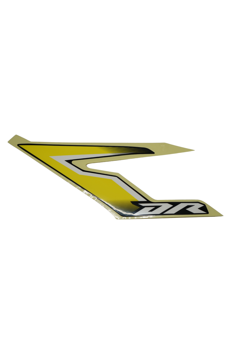 Cargue la imagen en el visor de la galería, Calcomanía Tapa Tanque Izquierda Para Suzuki DR 150 2027 ABS Amarilla Carburada
