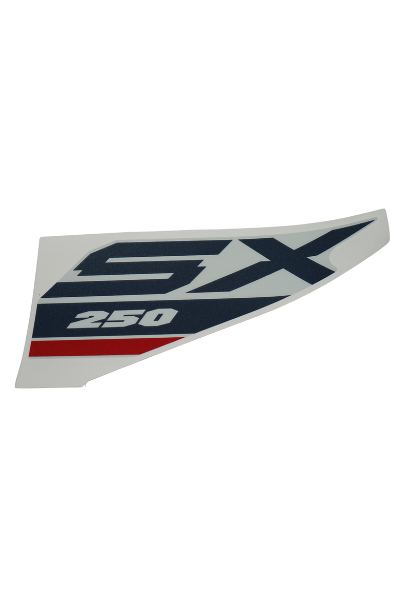 Cargue la imagen en el visor de la galería, Calcomanía Carenaje Izquierdo Para Suzuki V-STROM SX 250 2027 Blanca
