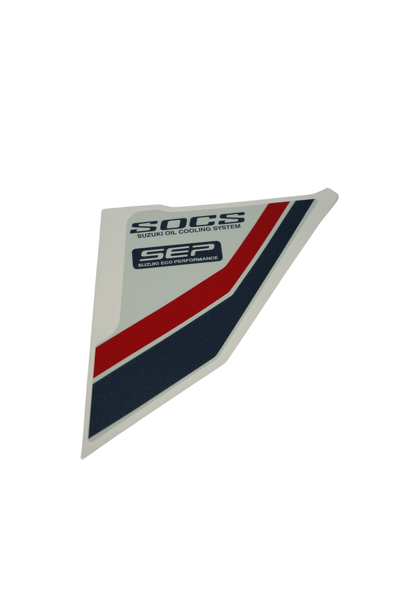 Cargue la imagen en el visor de la galería, Calcomanía Lateral Izquierda Para Suzuki V-STROM SX 250 2027 Blanca
