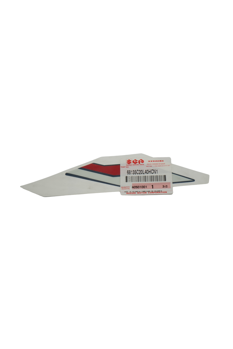 Cargue la imagen en el visor de la galería, Calcomanía Lateral Trasera Derecha Para Suzuki V-STROM SX 250 2027 Blanca
